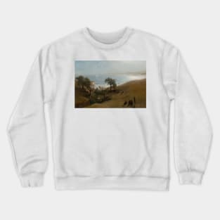 Study for Entrance into Monterey by Albert Bierstadt Crewneck Sweatshirt